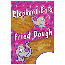 Window Cling Elephant Ear / Fried Dough Design